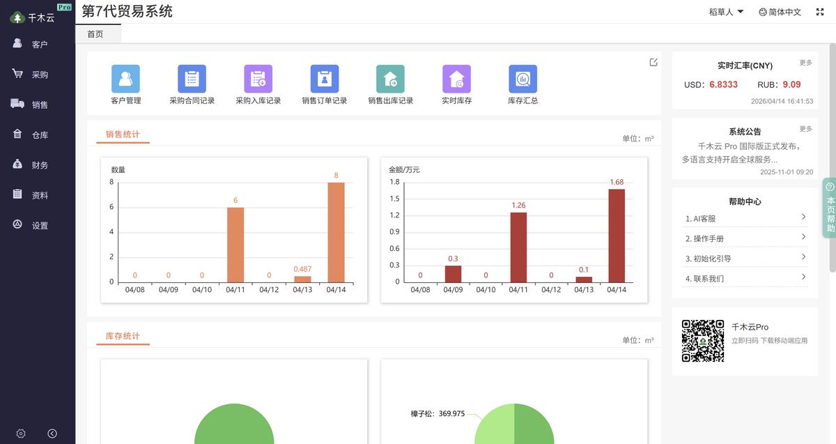 木材贸易系统首页